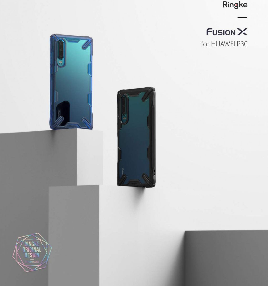 Ringke Fusion X Huawei P30 Hoesje Zwart afbeelding 10