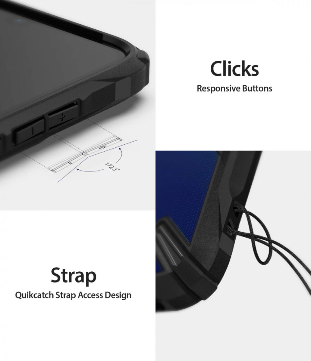Ringke Fusion X Huawei P Smart 2019 Hoesje Zwart afbeelding 4