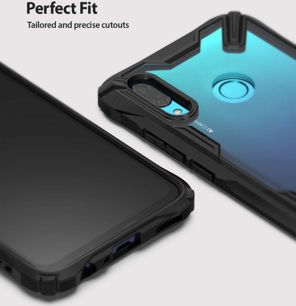 Ringke Fusion X Huawei P Smart 2019 Hoesje Zwart afbeelding 6