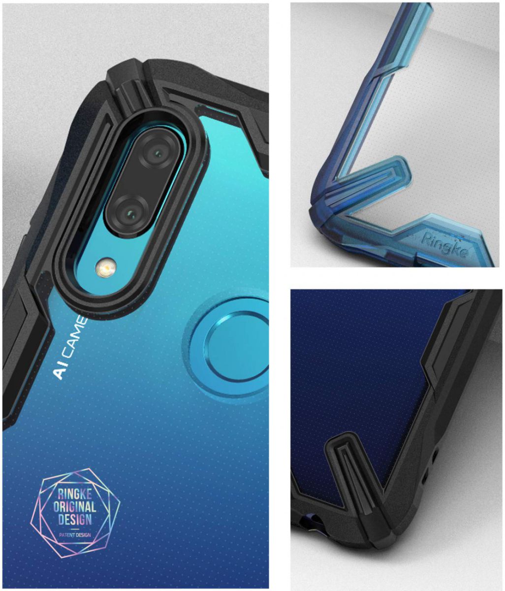 Ringke Fusion Huawei P Smart 2019 Hoesje Blauw afbeelding 6
