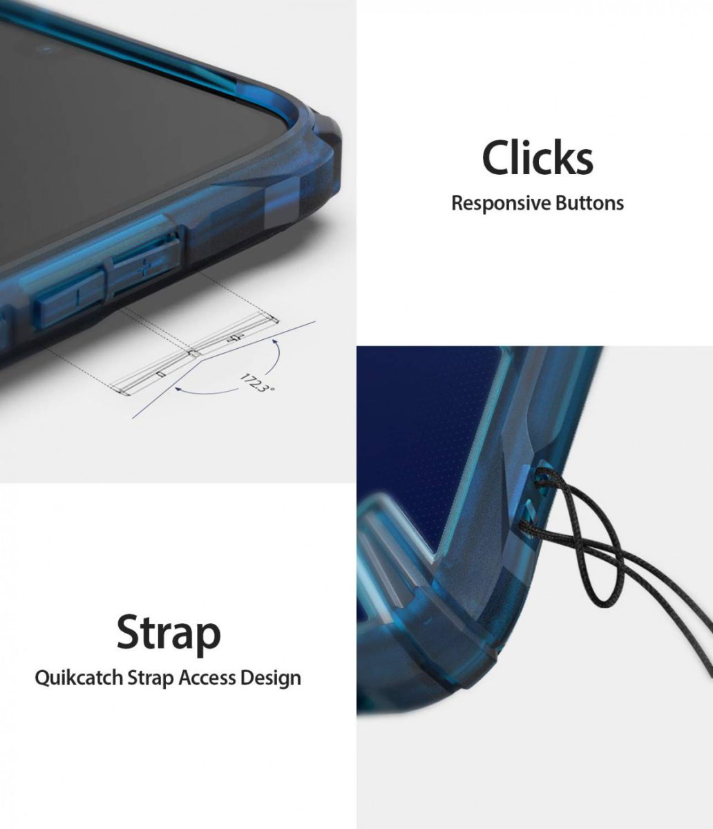 Ringke Fusion Huawei P Smart 2019 Hoesje Blauw afbeelding 7