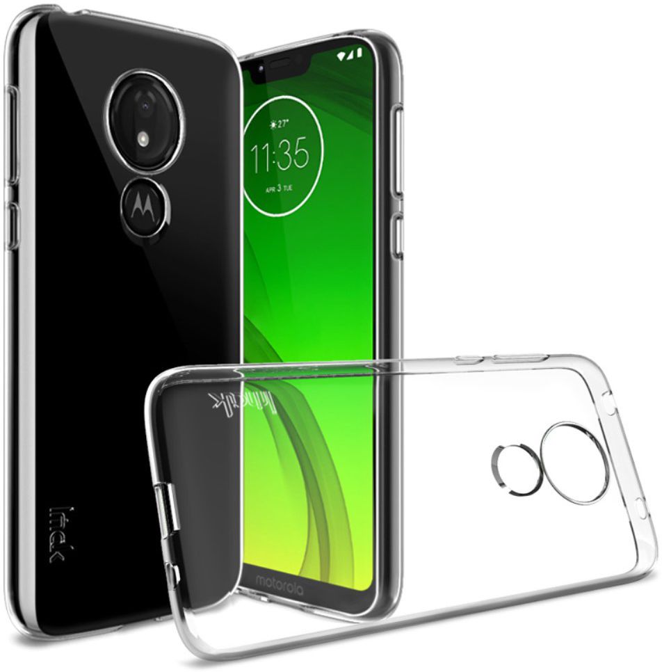 IMAK UX-5 Series Motorola Moto G7 Power Hoesje TPU Transparant afbeelding 2