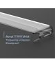 IMAK UX-5 Series LG G8 ThinQ Hoesje Flexibel en Dun TPU Transparant