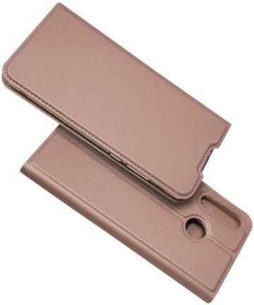 Huawei P30 lite Card Holder Case Rose Gold Hoesjes