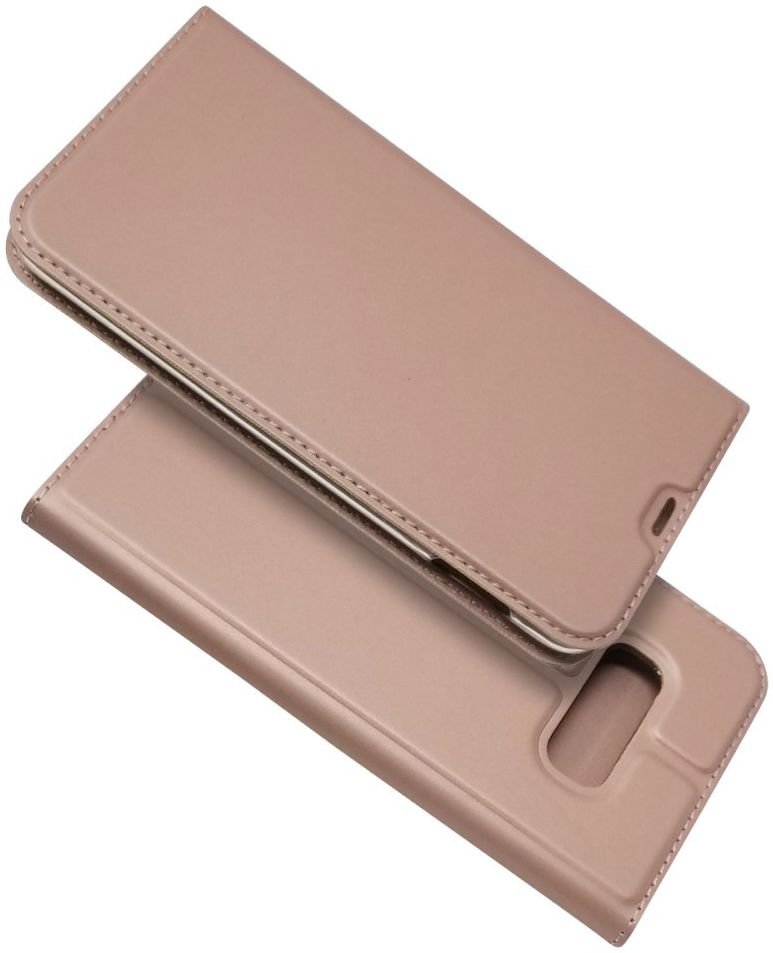 Samsung Galaxy S10E Kaarthouder Hoesje Rose Gold afbeelding 1