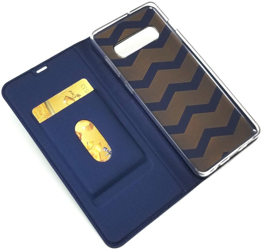 Samsung Galaxy S10 Plus Kaarthouder Hoesje Blauw afbeelding 5