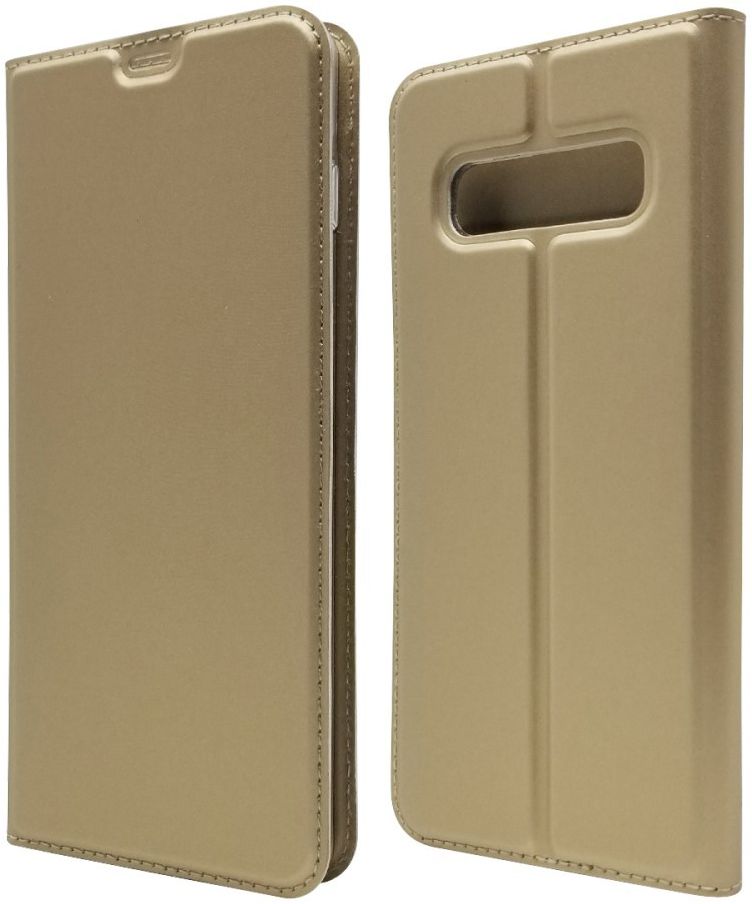 Samsung Galaxy S10 Plus Kaarthouder Hoesje Goud afbeelding 2