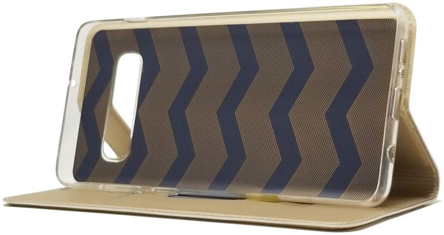 Samsung Galaxy S10 Plus Kaarthouder Hoesje Goud afbeelding 7