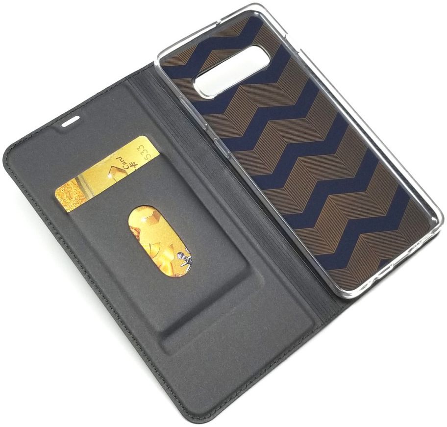 Samsung Galaxy S10 Plus Kaarthouder Hoesje Zwart afbeelding 5