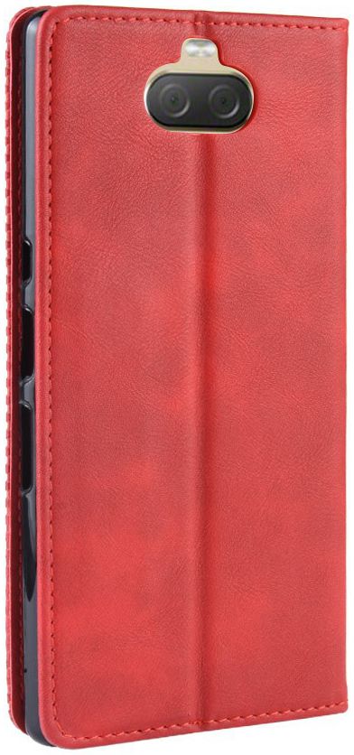 Sony Xperia 10 Vintage Portemonnee Hoesje Rood afbeelding 4