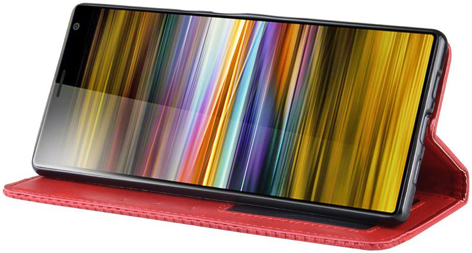 Sony Xperia 10 Vintage Portemonnee Hoesje Rood afbeelding 9