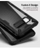 Ringke Fusion X Samsung Galaxy S10 Plus Hoesje Hexagon Zwart