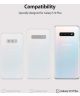 Ringke Fusion X Samsung Galaxy S10 Plus Hoesje Carbon Fiber