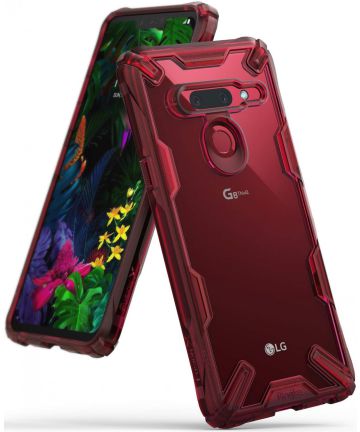 Ringke Fusion X LG G8 ThinQ Hoesje Rood Hoesjes