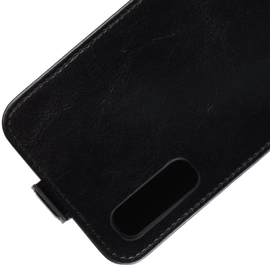 Samsung Galaxy A50 Hoesje Verticale Flipcase Zwart afbeelding 3