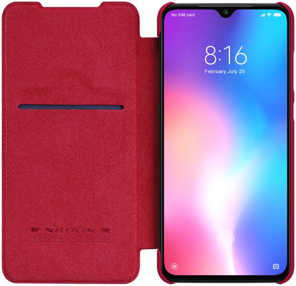Nillkin Qin Series Flip Hoesje Xiaomi Mi 9 Rood afbeelding 1