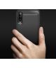 Samsung Galaxy A50 Hoesje Geborsteld TPU Rood