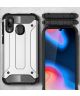 Samsung Galaxy A40 Hoesje Shock Proof Hybride Back Cover Blauw