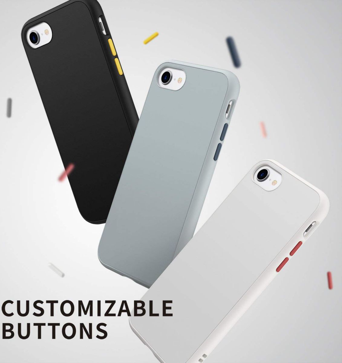 RhinoShield SolidSuit iPhone 7 / 8 /SE 2020/2022 Hoesje Classic Wit afbeelding 5
