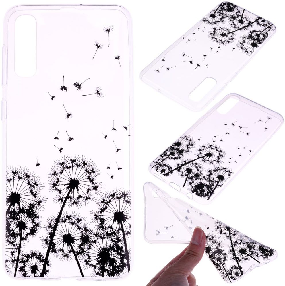 Samsung Galaxy A50 Hoesje TPU met Print Dandelion afbeelding 3