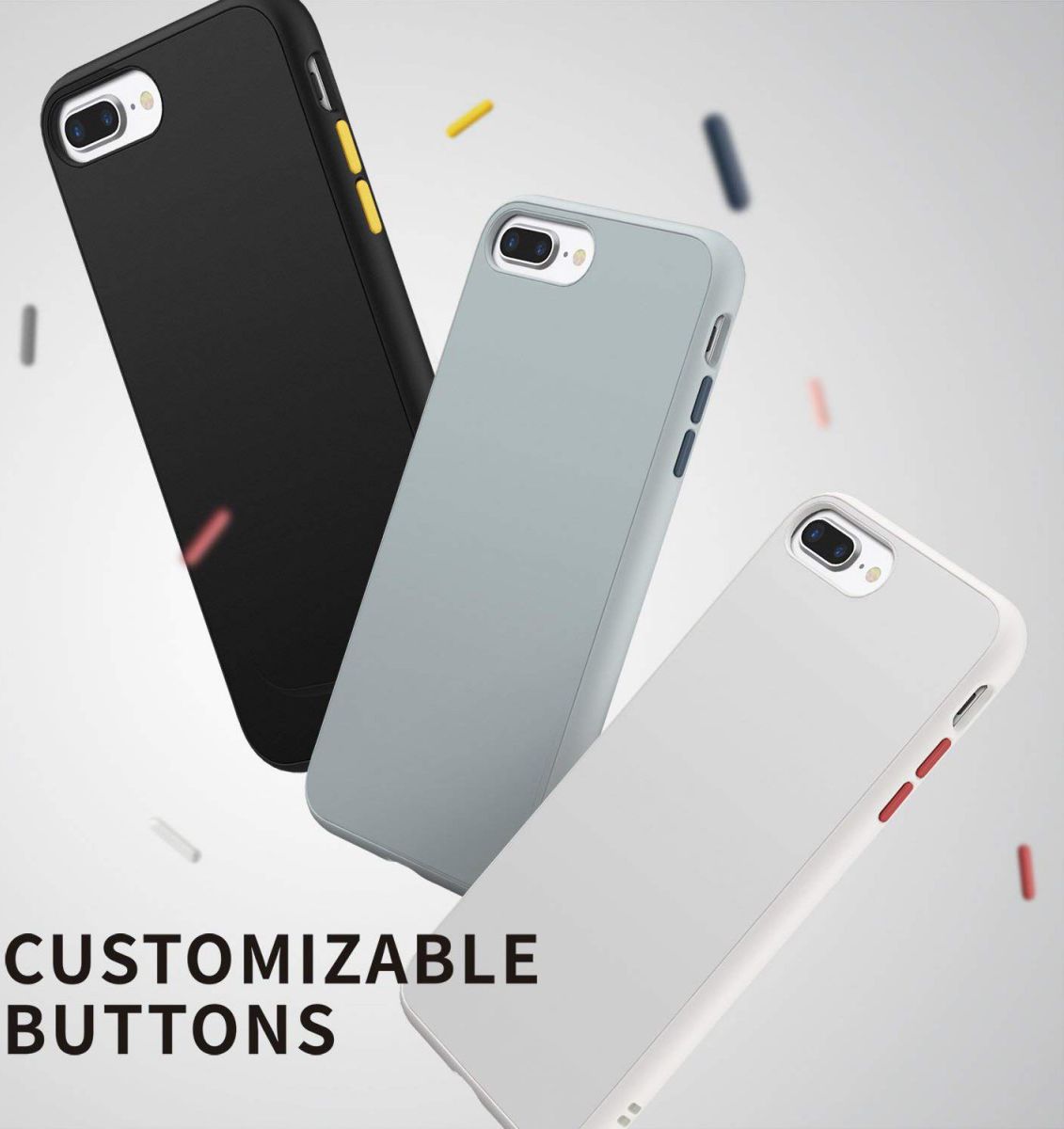 RhinoShield SolidSuit Classic iPhone 7 Plus / 8 Plus Hoesje Grijs afbeelding 5