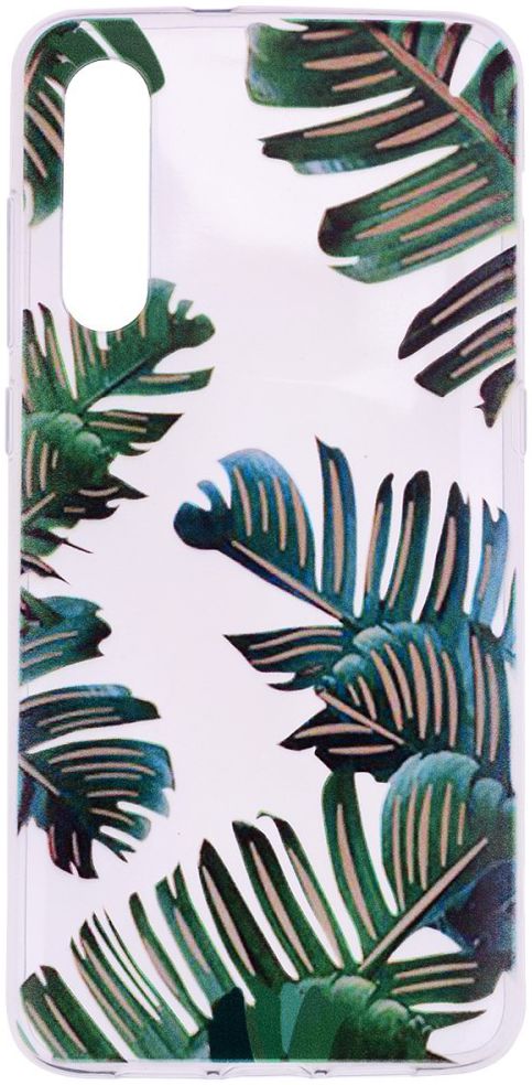 Xiaomi Mi 9 TPU Hoesje met Print Leaves afbeelding 1