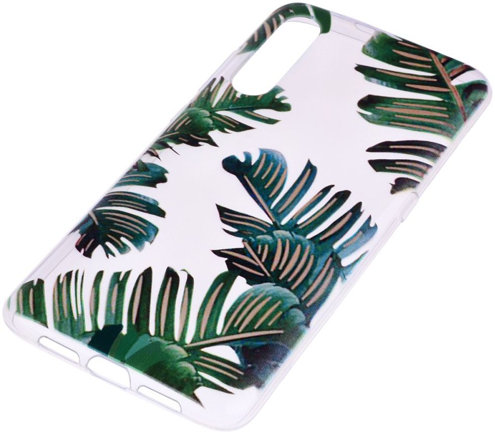 Xiaomi Mi 9 TPU Hoesje met Print Leaves afbeelding 4