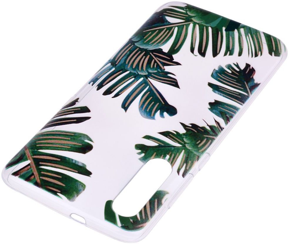 Xiaomi Mi 9 TPU Hoesje met Print Leaves afbeelding 5