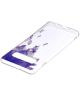 Samsung Galaxy S10 TPU Hoesje met Print Purple Flower