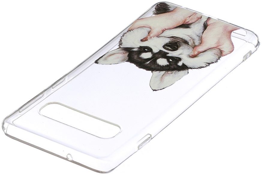 Samsung Galaxy S10 TPU Hoesje met Print Dog afbeelding 4