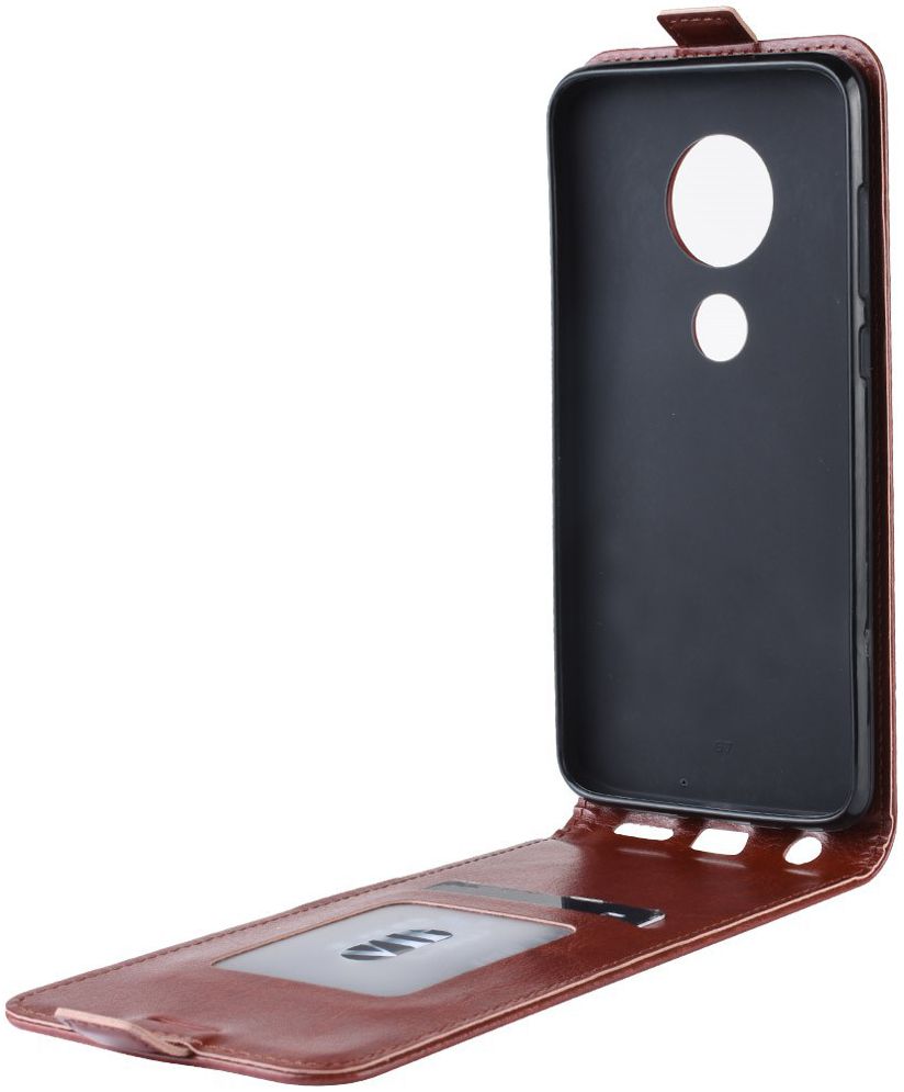Motorola Moto G7 / G7 Plus Verticale Flipcase Bruin afbeelding 6