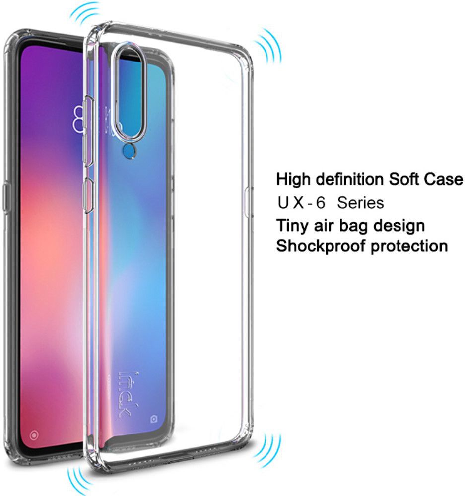 IMAK UX-6 Series Xiaomi Mi 9 Hoesje Schokbestendig TPU Transparant afbeelding 5
