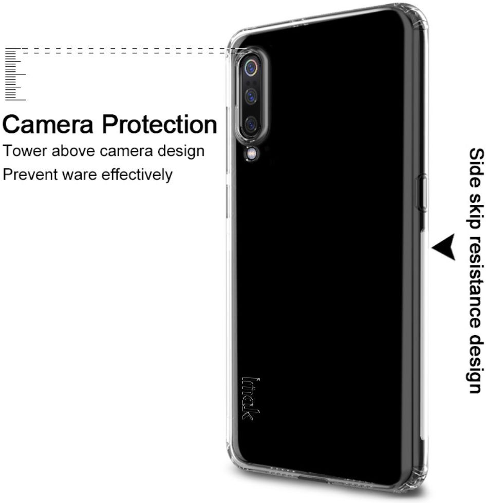 IMAK UX-6 Series Xiaomi Mi 9 Hoesje Schokbestendig TPU Transparant afbeelding 6