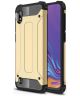 Samsung Galaxy A10 Hoesje Shock Proof Hybride Back Cover Goud
