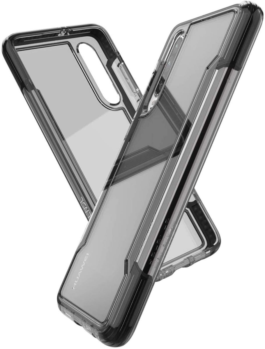 Raptic Clear Huawei P30 Hoesje Transparant/Zwart afbeelding 1