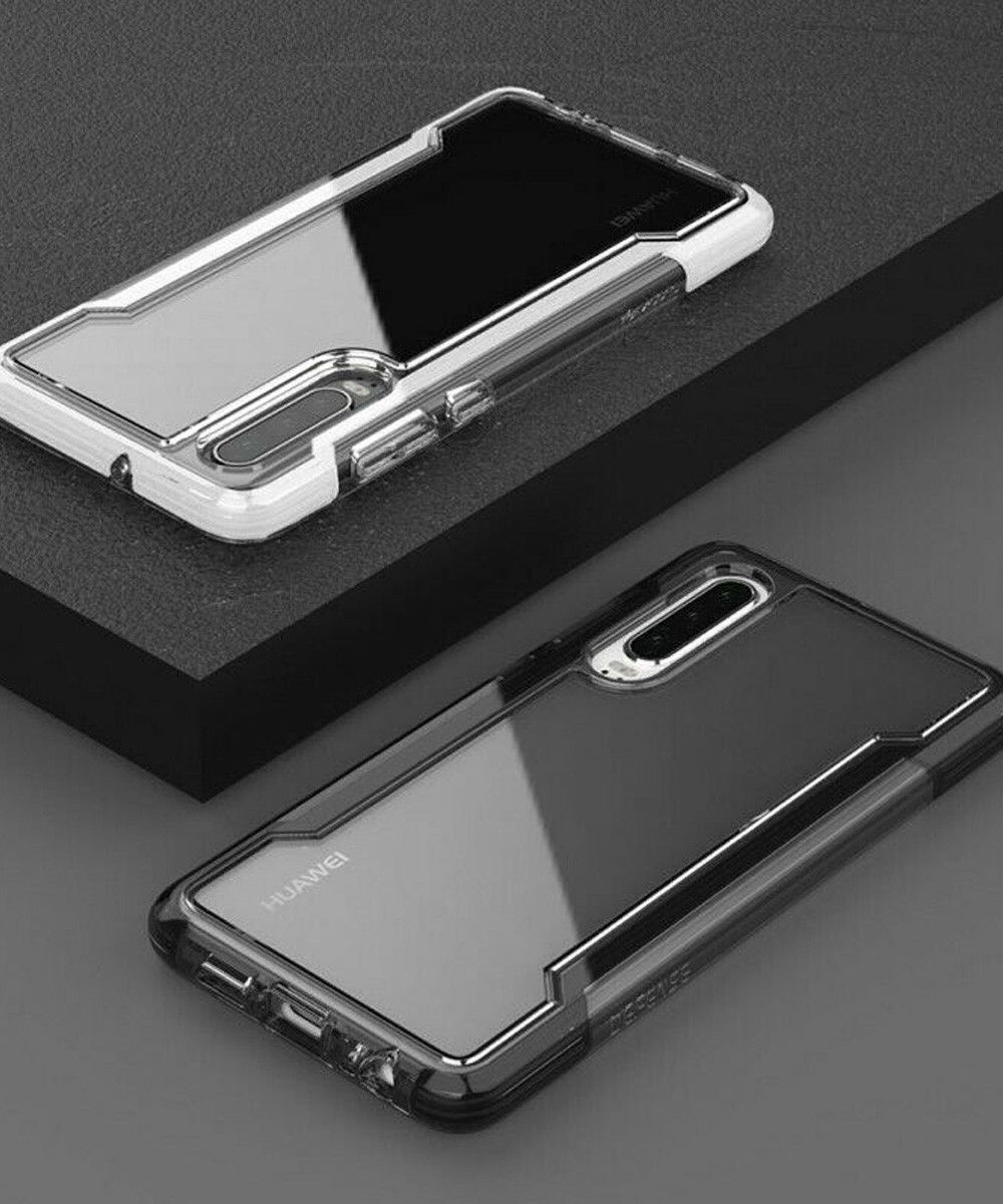 Raptic Clear Huawei P30 Hoesje Transparant/Zwart afbeelding 4