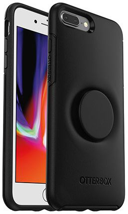 Otter + Pop Symmetry Series iPhone 7 Plus / 8 Plus Hoesje Zwart afbeelding 2