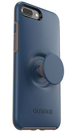 Otter + Pop Symmetry Series iPhone 7 Plus / 8 Plus Hoesje Blauw afbeelding 1