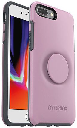 Otter + Pop Symmetry Series iPhone 7 Plus / 8 Plus Hoesje Roze afbeelding 2