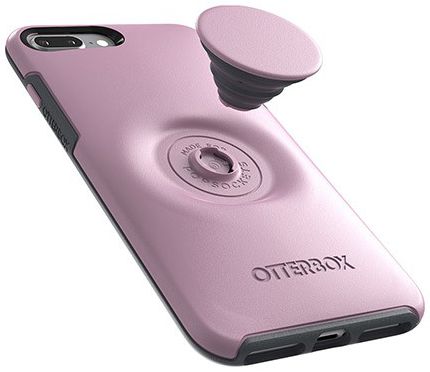 Otter + Pop Symmetry Series iPhone 7 Plus / 8 Plus Hoesje Roze afbeelding 6