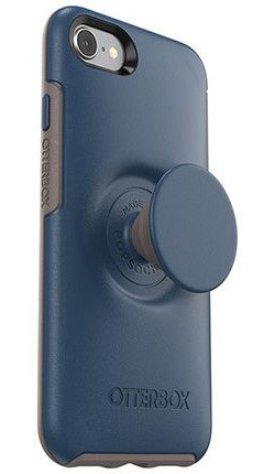 Otter + Pop Symmetry Series iPhone 7/8/SE (2020/2022) Hoesje Blauw afbeelding 1