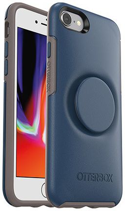 Otter + Pop Symmetry Series iPhone 7/8/SE (2020/2022) Hoesje Blauw afbeelding 2