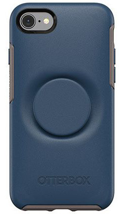 Otter + Pop Symmetry Series iPhone 7/8/SE (2020/2022) Hoesje Blauw afbeelding 3