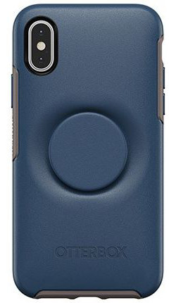 Otter + Pop Symmetry Series Apple iPhone X/XS Hoesje Blauw afbeelding 3