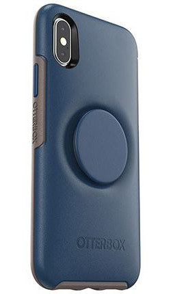 Otter + Pop Symmetry Series Apple iPhone X/XS Hoesje Blauw afbeelding 4