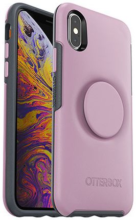 Otter + Pop Symmetry Series Apple iPhone X/XS Hoesje Roze afbeelding 2