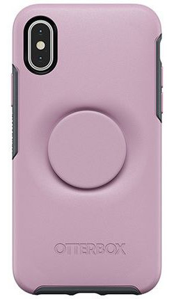 Otter + Pop Symmetry Series Apple iPhone X/XS Hoesje Roze afbeelding 3