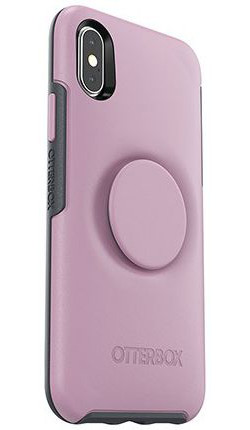 Otter + Pop Symmetry Series Apple iPhone X/XS Hoesje Roze afbeelding 4