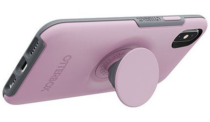 Otter + Pop Symmetry Series Apple iPhone X/XS Hoesje Roze afbeelding 5