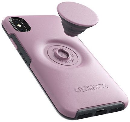Otter + Pop Symmetry Series Apple iPhone X/XS Hoesje Roze afbeelding 6